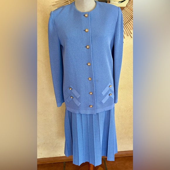Castleberry Dresses & Skirts - Castleberry Vintage Suit Knit sz 12 80’s
